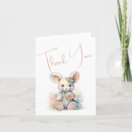 Tarjeta De Agradecimiento Stube Rabbit Baby Toy