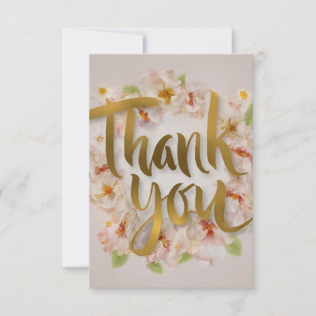 Tarjeta De Agradecimiento "Su amabilidad me hizo el día, ¡gracias!" (Anverso)