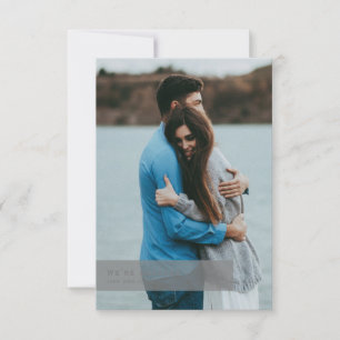 Tarjeta De Agradecimiento Su fiesta de compromiso fotográfico