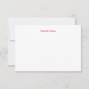 Tarjeta De Agradecimiento Su nombre Minimalista moderno