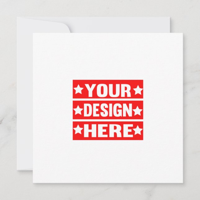 Tarjeta De Agradecimiento Su Personalizado de diseño aquí (Anverso)