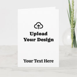 Tarjeta De Agradecimiento Su propio diseño con mensaje personalizado