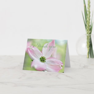 Tarjeta de agradecimiento suave y elegante
