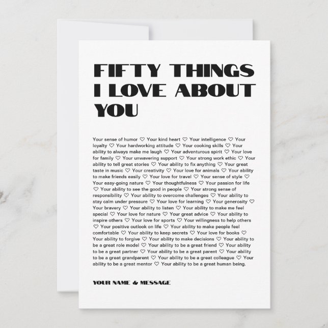 Tarjeta De Agradecimiento Sube tu foto de San Valentín con mensajes Personal (Anverso)