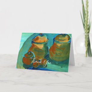 Tarjeta De Agradecimiento Sube Tu Pintura   Convierte una Imagen de Arte Per