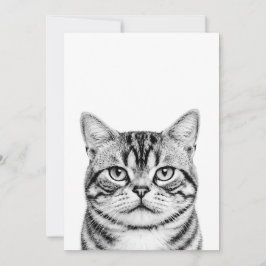 Tarjeta De Agradecimiento Subir foto de retrato de mascota personalizado en 