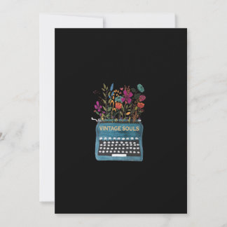 Tarjeta De Agradecimiento Sublimación de la máquina de escribir Soul de époc