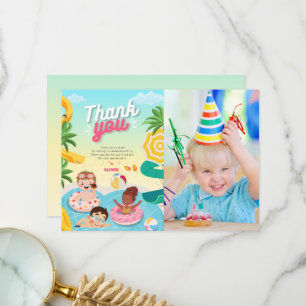 Tarjeta De Agradecimiento Submarinismo retro en cinco años