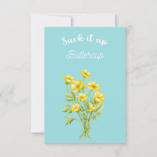 Tarjeta De Agradecimiento Suéltalo en Buttercup
