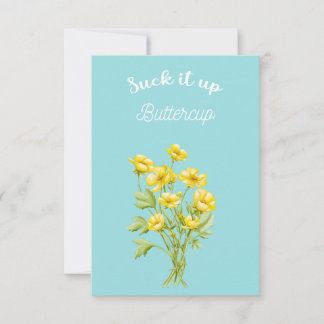 Tarjeta De Agradecimiento Suéltalo en Buttercup