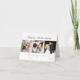 Tarjeta De Agradecimiento Sueño de una Noche de Verano Doble Gracias