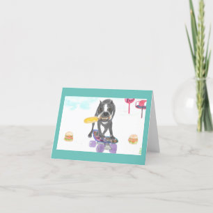 Tarjeta De Agradecimiento Sueño dulce de Boston Terrier