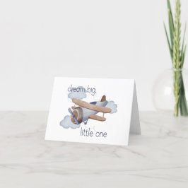 Tarjeta De Agradecimiento Sueño grande, pequeño