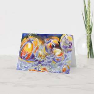Tarjeta De Agradecimiento Sueños de calabaza en blanco Notecard