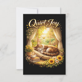 Tarjeta De Agradecimiento Sueños de Ventana Iluminada por el Sol