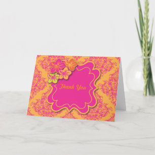 Tarjeta De Agradecimiento Sueños Tropicales