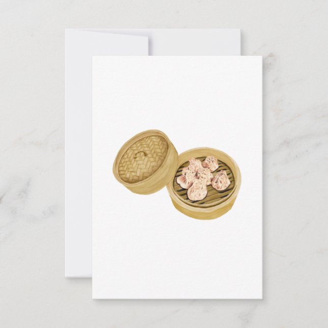 Tarjeta De Agradecimiento Suma De Dim| Shumai| 烧 麦 (Anverso)