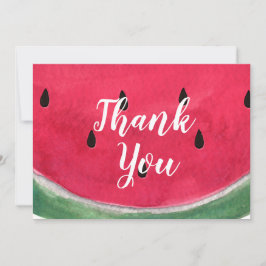 Tarjeta De Agradecimiento Summer Boda Gracias Cartas Con sandía