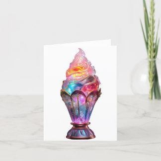 Tarjeta De Agradecimiento Sundae cósmico
