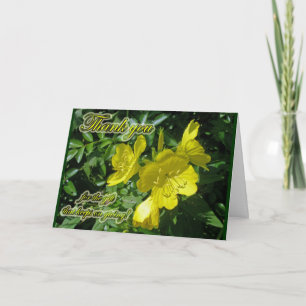 Tarjeta De Agradecimiento Sundrop Primrose Gracias Card