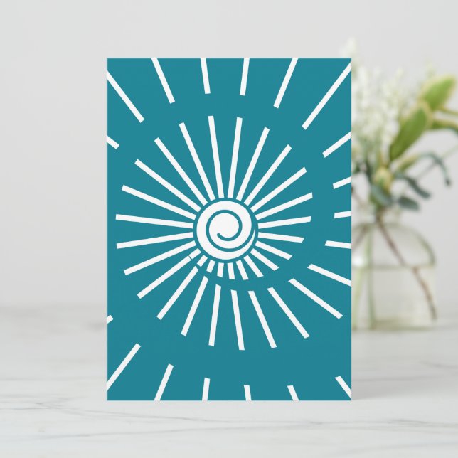Tarjeta De Agradecimiento Sunshine 11 (Anverso de pie)