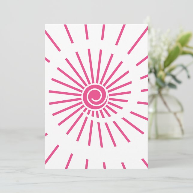 Tarjeta De Agradecimiento Sunshine 15 (Anverso de pie)