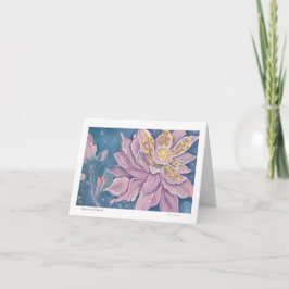 Tarjeta De Agradecimiento Supernatural Flower