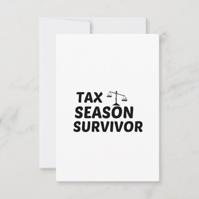 TARJETA DE AGRADECIMIENTO SUPERVIVENCIA DE LA TEMPORADA FISCAL (Anverso)