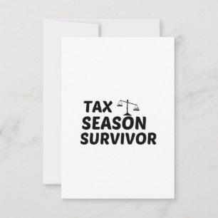 TARJETA DE AGRADECIMIENTO SUPERVIVENCIA DE LA TEMPORADA FISCAL