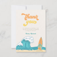 Surf Cumpleaños Gracias Cartas