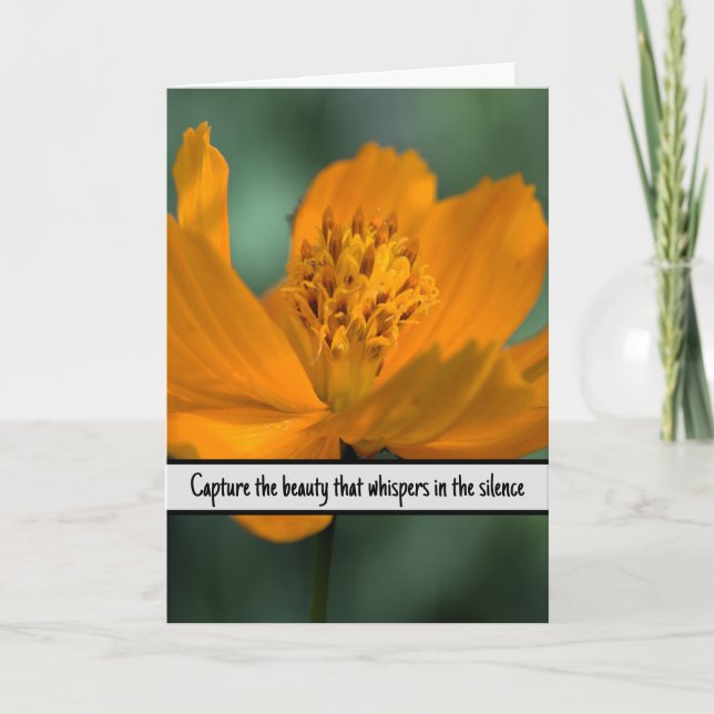 Tarjeta De Agradecimiento Susurros de la naturaleza (Anverso)
