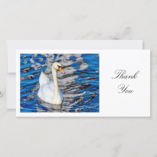 Tarjeta De Agradecimiento Swan - Gracias