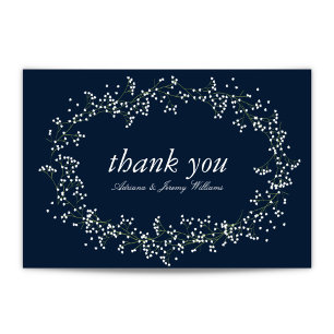 Tarjeta De Agradecimiento Sweet Baby's Breath Thank You Cards