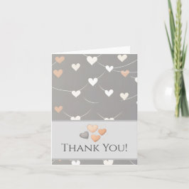 Tarjeta De Agradecimiento Sweet Hearts Adoption Baby Shower Thank You Card