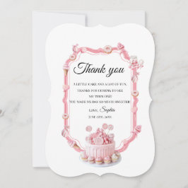 Tarjeta De Agradecimiento Sweet One Birthday