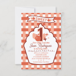 Tarjeta De Agradecimiento Sweet One Photo Invitations Flat Thank You Card