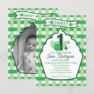 Tarjeta De Agradecimiento Sweet One Photo Invitations Flat Thank You Card