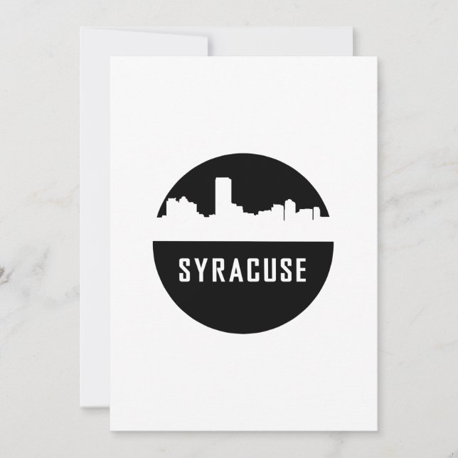 Tarjeta De Agradecimiento Syracuse (Anverso)