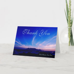 Tarjeta De Agradecimiento Table Mountain Cape Town RSA