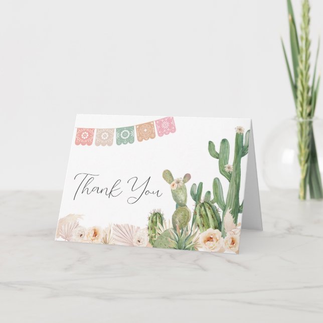 Tarjeta De Agradecimiento Taco Bout A Baby Baby Shower (Anverso)
