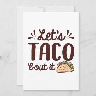 Tarjeta De Agradecimiento Taco ‘Bout It