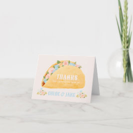 Tarjeta De Agradecimiento Taco Gracias 