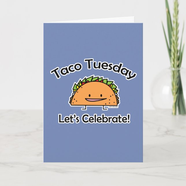 Tarjeta De Agradecimiento Taco Martes Cuchara de queso mexicano (Anverso)