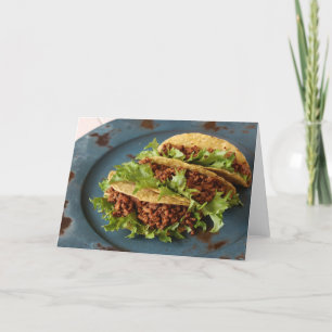 Tarjeta De Agradecimiento Taco Trio Yummy
