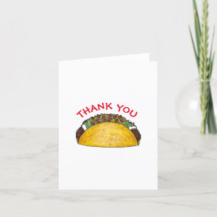Tarjeta De Agradecimiento Taco TWOSday Martes 2 cumpleaños Fiesta Fiesta
