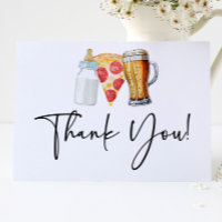 ¡También se prepara pizza y pañales! Baby Shower