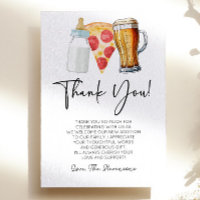 ¡También se prepara pizza y pañales! Baby Shower