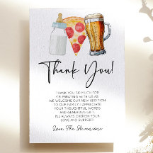 ¡También se prepara pizza y pañales! Baby Shower