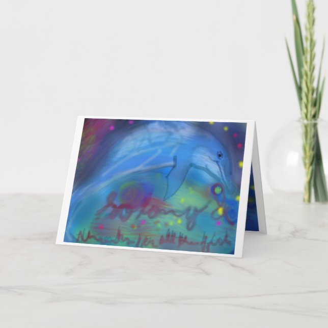 Tarjeta De Agradecimiento Tan de largo y gracias por todos los pescados (Anverso)