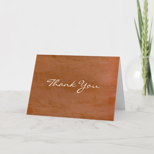 Tarjeta de agradecimiento Tangerine (Anverso)